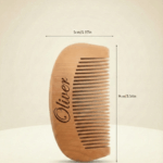 P37 -Personalised Wooden Grooming Comb With Custom Engraving